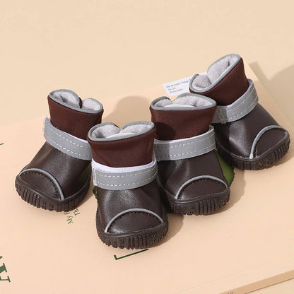 PAWPAWwholesale - Waterproof Dog Shoes – Anti-Slip Pet Leather Boots_CWMM7257 - Doglicious Bakery Bites