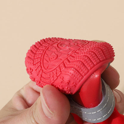 PAWPAWwholesale - Waterproof Dog Shoes – Anti-Slip Pet Leather Boots_CWMM7257 - Doglicious Bakery Bites