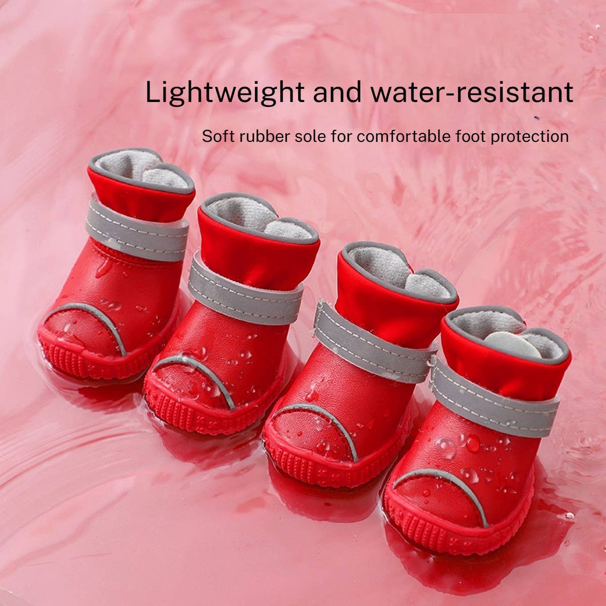 PAWPAWwholesale - Waterproof Dog Shoes – Anti-Slip Pet Leather Boots_CWMM7257 - Doglicious Bakery Bites