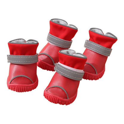 PAWPAWwholesale - Waterproof Dog Shoes – Anti-Slip Pet Leather Boots_CWMM7257 - Doglicious Bakery Bites