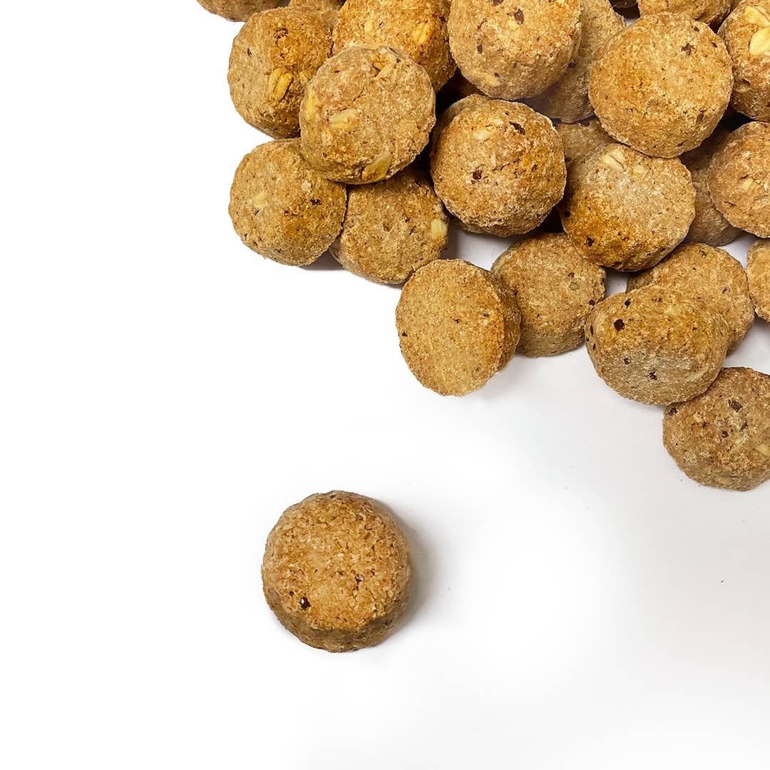 Peanut Butter & Honey Oats (WHEAT - FREE) - Doglicious Bakery Bites