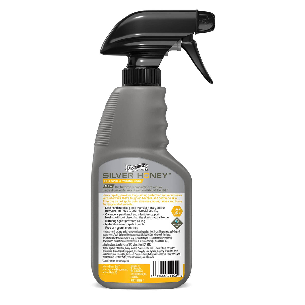 Pet Palette Distribution - Absorbine Pet - Silver Honey Hot Spot & Wound Spray 8 fl oz - Doglicious Bakery Bites