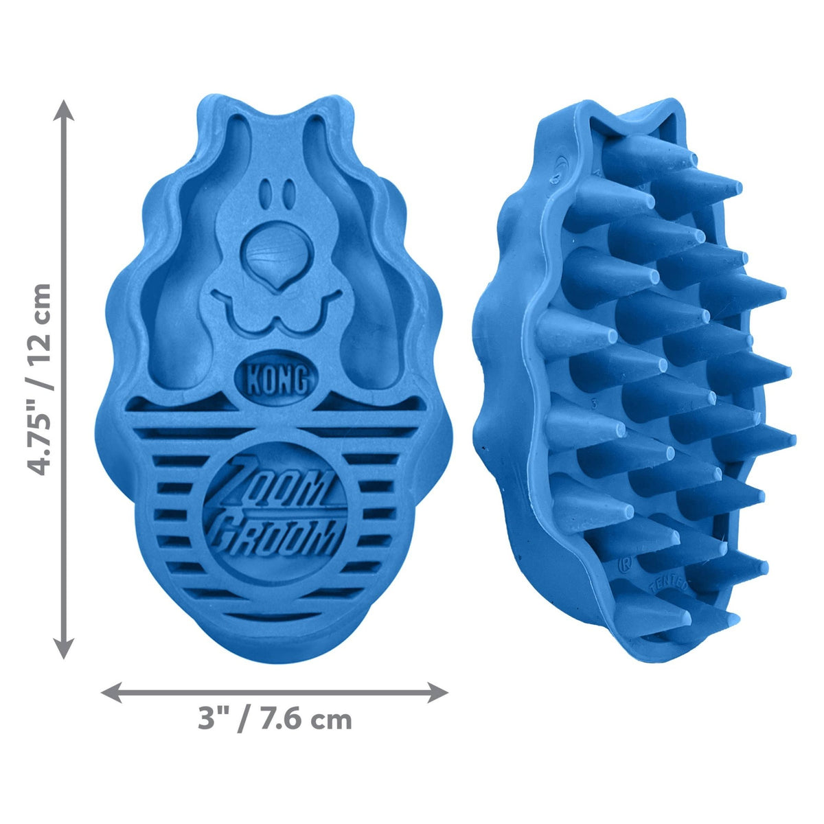 Pet Palette Distribution - KONG® ZoomGroom® Boysenberry Brush Large - Doglicious Bakery Bites