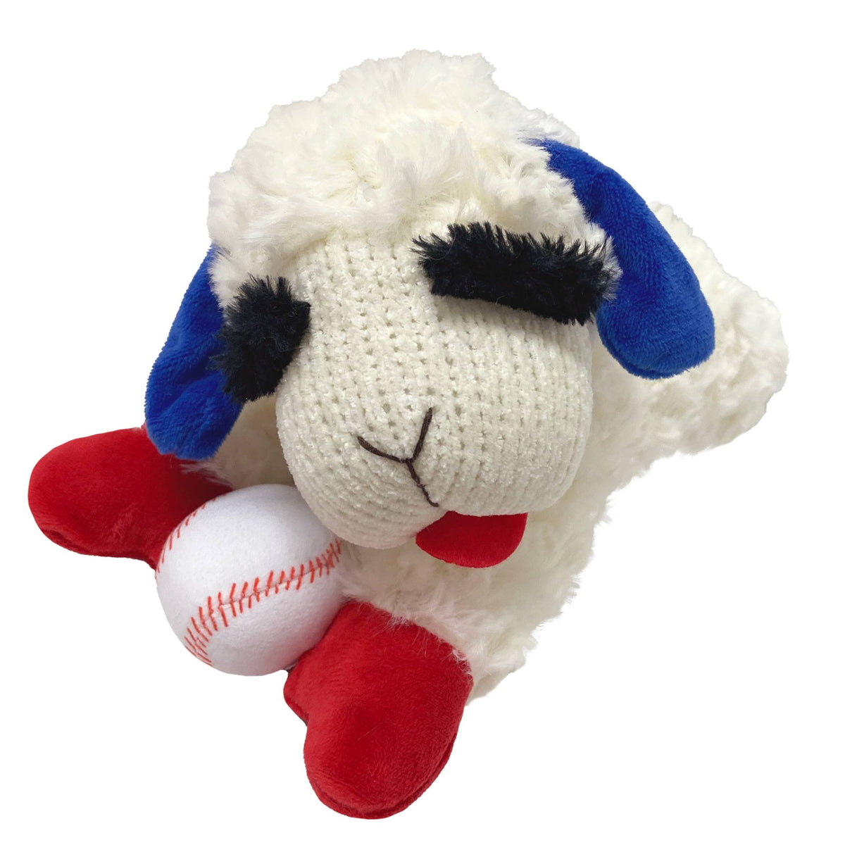 Pet Palette Distribution - Multipet Baseball Lamb Chop Plush Dog Toy 10.5" - Doglicious Bakery Bites
