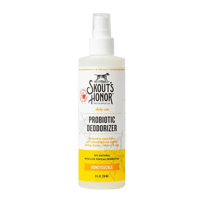 Pet Palette Distribution - Skout's Honor Probiotic Daily Use Deodorizer Honeysuckle 8oz - Doglicious Bakery Bites