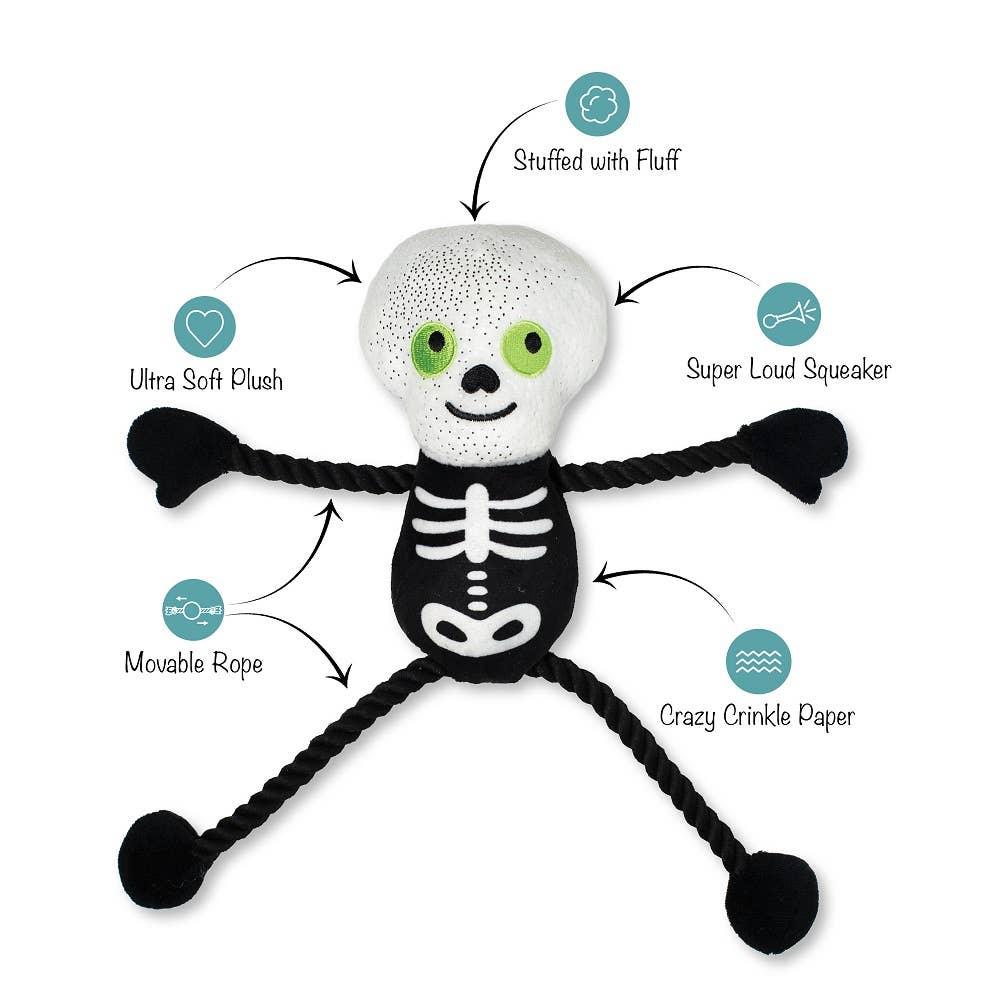 PetShop by Fringe Studio Got A Bone To Pick Plush Dog Toy - Doglicious Bakery Bites