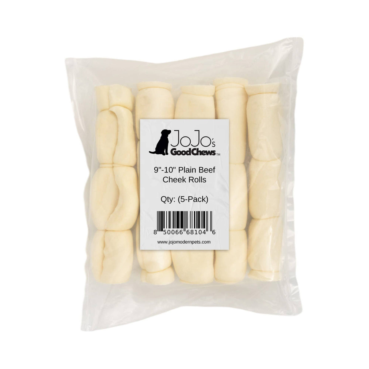 Plain Beef Cheek Rolls Dog Chews - Doglicious Bakery Bites