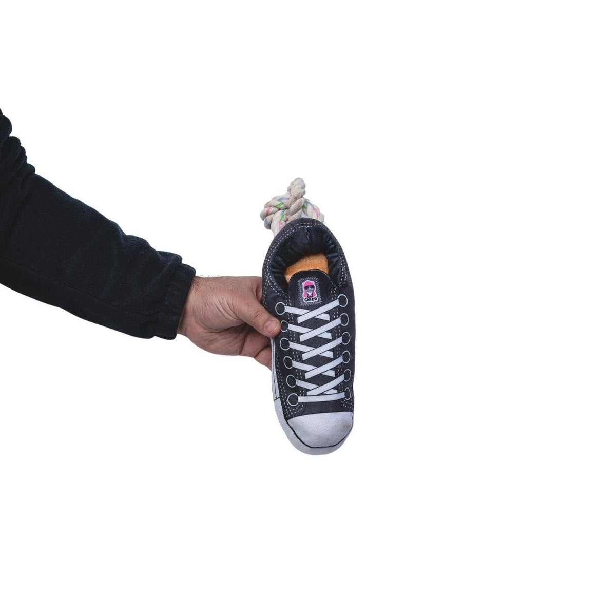 Plush Sneaker Toy - Black - Doglicious Bakery Bites