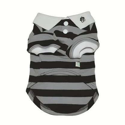 PP Stripe Polo Shirt - Doglicious Bakery Bites