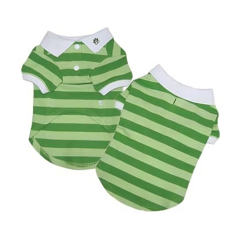 PP Stripe Polo Shirt - Doglicious Bakery Bites