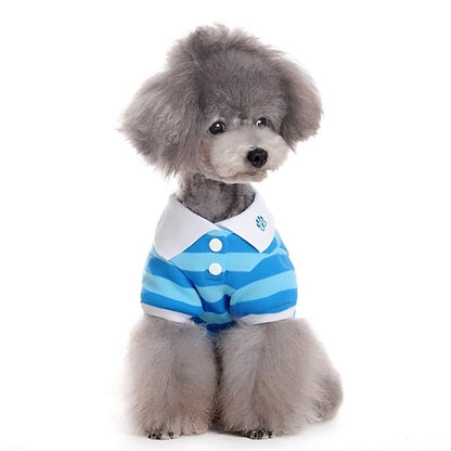 PP Stripe Polo Shirt - Doglicious Bakery Bites