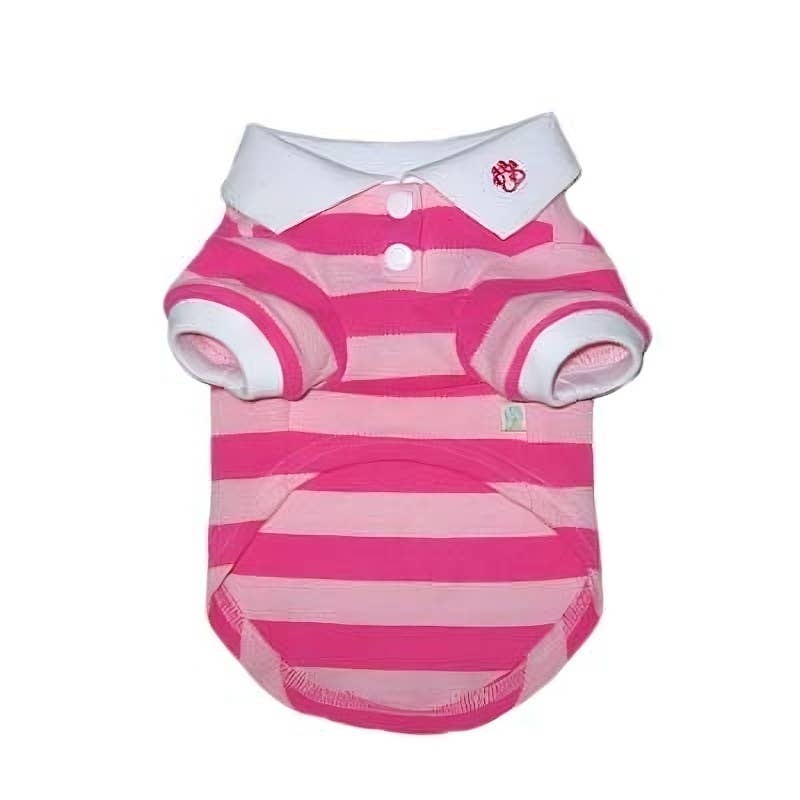 PP Stripe Polo Shirt - Doglicious Bakery Bites