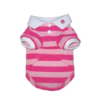 PP Stripe Polo Shirt - Doglicious Bakery Bites