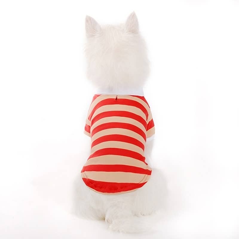PP Stripe Polo Shirt - Doglicious Bakery Bites