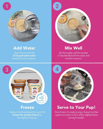 Puppy Scoops Ice Cream Mix - Doglicious Bakery Bites