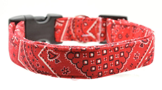Red Bandana Collar For Dog or Cat - Doglicious Bakery Bites
