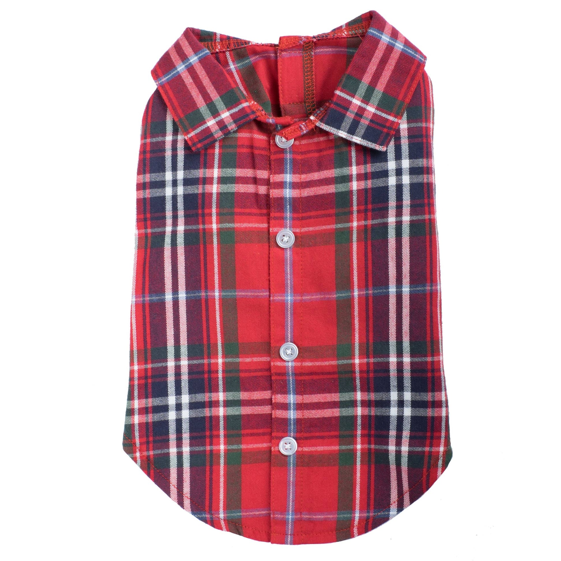 Red Plaid Shirt - Doglicious Bakery Bites