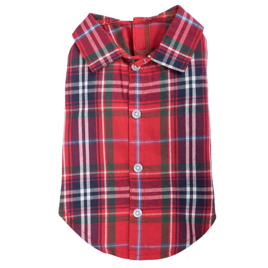 Red Plaid Shirt - Doglicious Bakery Bites