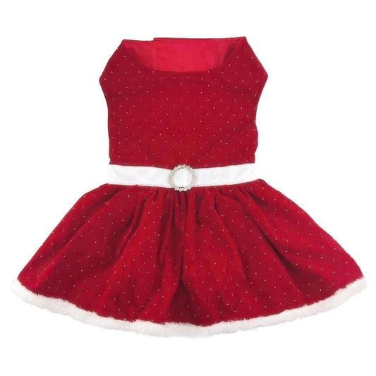 Red Velvet Sparkle Dog Dress - Doglicious Bakery Bites