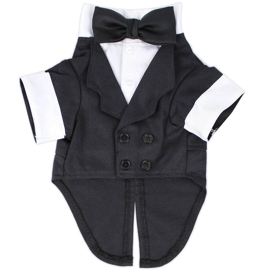 Satin Party Tux – Elegant Formal Dog Tuxedo - Doglicious Bakery Bites