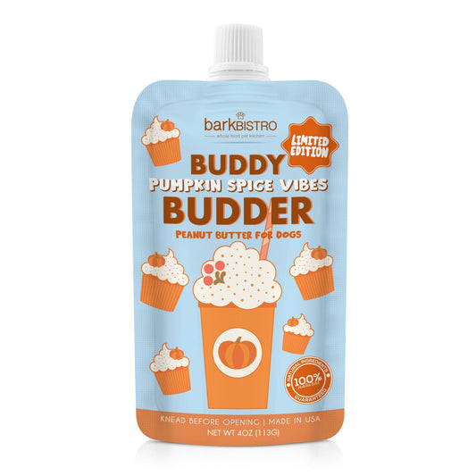 Seasonal Drop Pumpkin Vibes Buddy Budder - Doglicious Bakery Bites