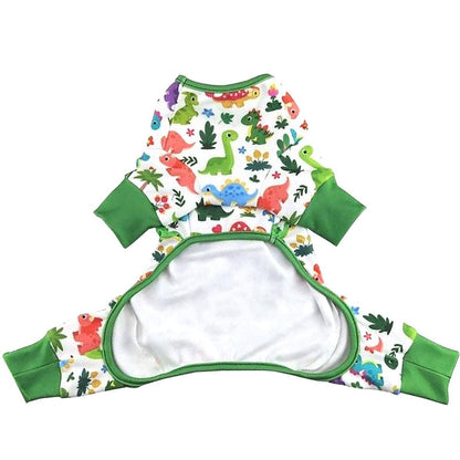 Soft Dog Pajamas - Dinos Fun! - Doglicious Bakery Bites