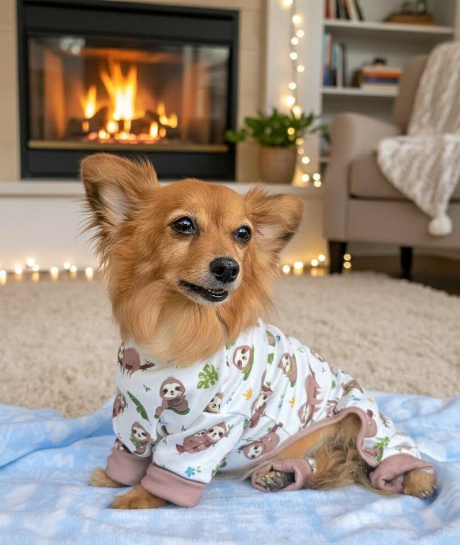 Soft Dog Pajamas - Sloths - Doglicious Bakery Bites