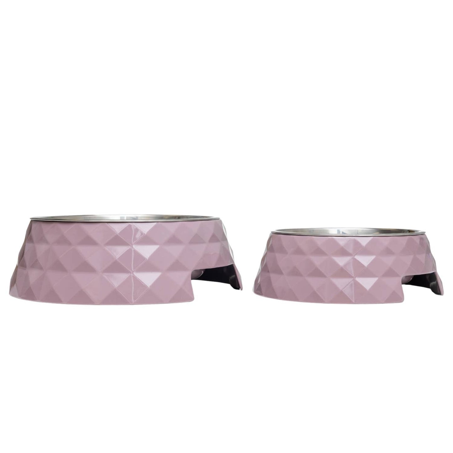 Stainless Steel Dog Bowl (Wood Rose) - Doglicious Bakery Bites