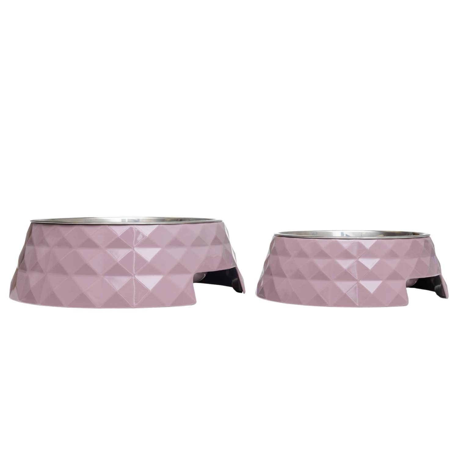 Stainless Steel Dog Bowl (Wood Rose) - Doglicious Bakery Bites