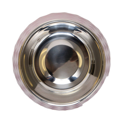 Stainless Steel Dog Bowl (Wood Rose) - Doglicious Bakery Bites