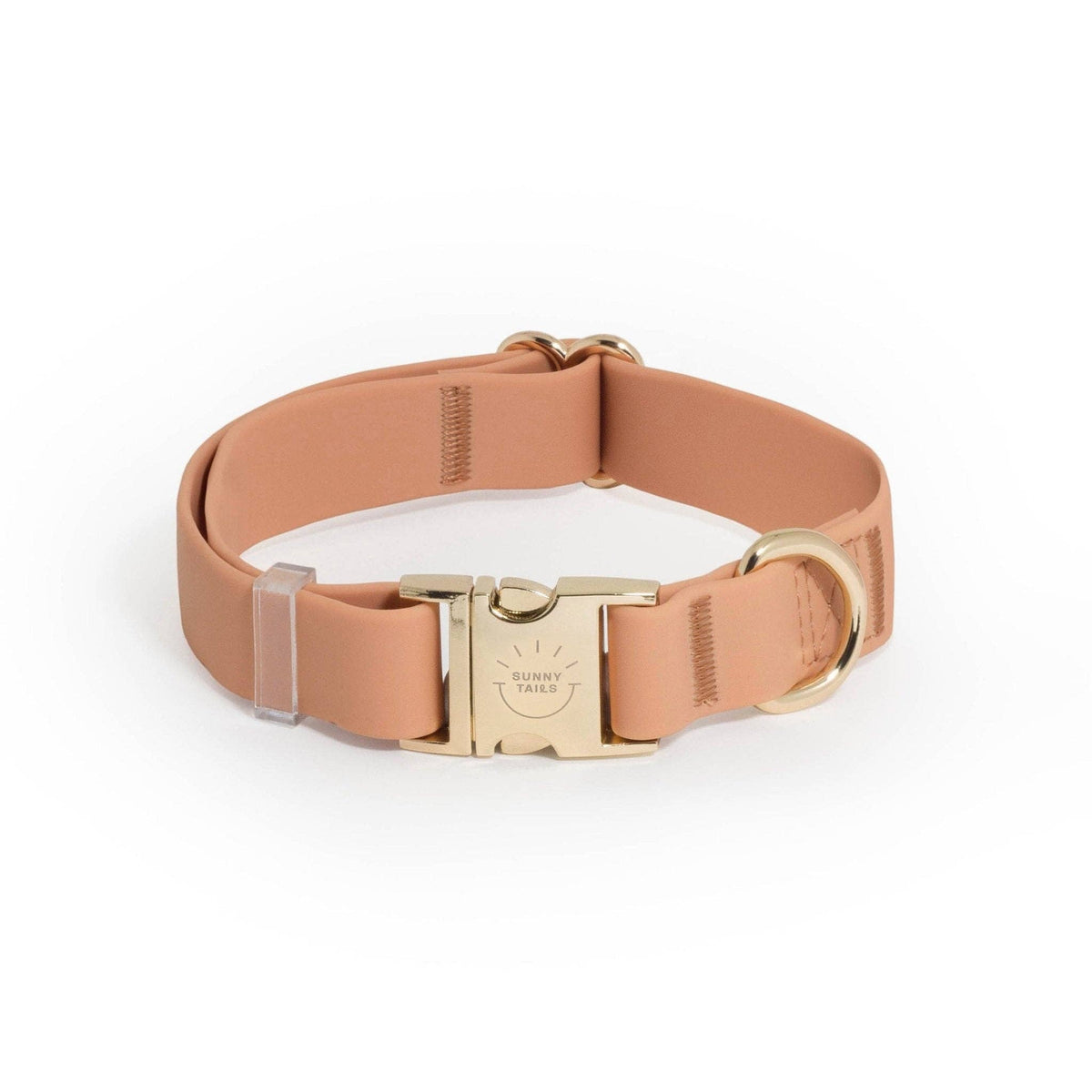 SUNNY TAILS - Chai Brown Waterproof Dog Collar - Doglicious Bakery Bites
