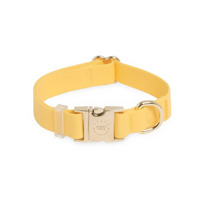 SUNNY TAILS - Dandelion Yellow Waterproof Dog Collar - Doglicious Bakery Bites