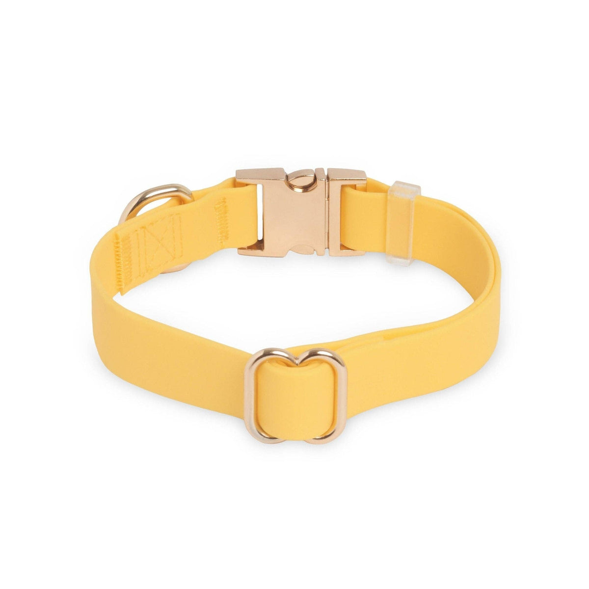 SUNNY TAILS - Dandelion Yellow Waterproof Dog Collar - Doglicious Bakery Bites