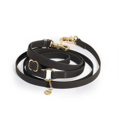 SUNNY TAILS - Ember Black 4-in-1 Convertible Hands Free Cloud Dog Leash - Doglicious Bakery Bites
