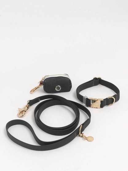 SUNNY TAILS - Ember Black Waterproof Cloud Dog Leash - Doglicious Bakery Bites