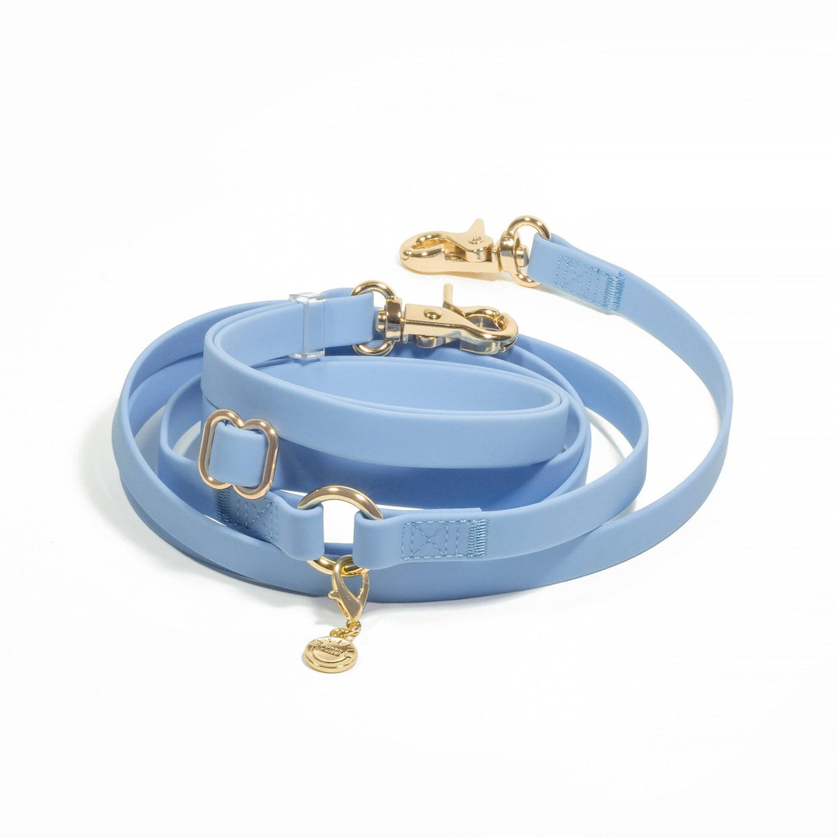 SUNNY TAILS - Malibu Blue 4-in-1 Convertible Hands Free Cloud Dog Leash - Doglicious Bakery Bites