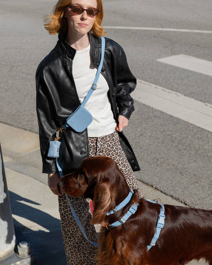 SUNNY TAILS - Malibu Blue 4-in-1 Convertible Hands Free Cloud Dog Leash - Doglicious Bakery Bites