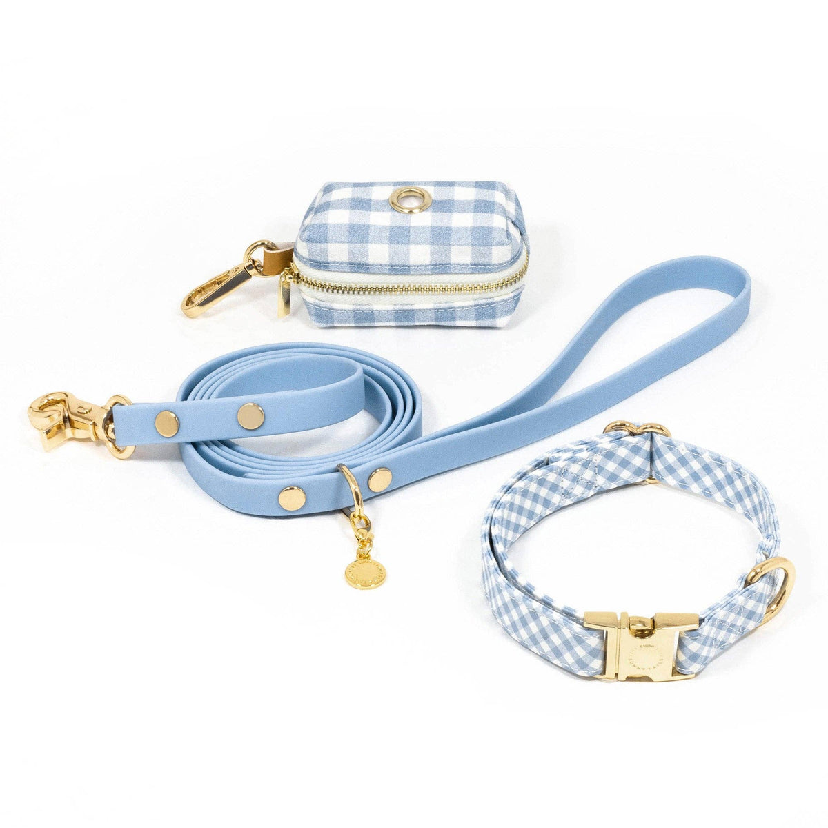 SUNNY TAILS - Malibu Blue Waterproof Cloud Dog Leash - Doglicious Bakery Bites