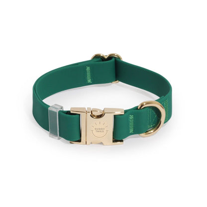 SUNNY TAILS - Meadow Green Waterproof Dog Collar - Doglicious Bakery Bites