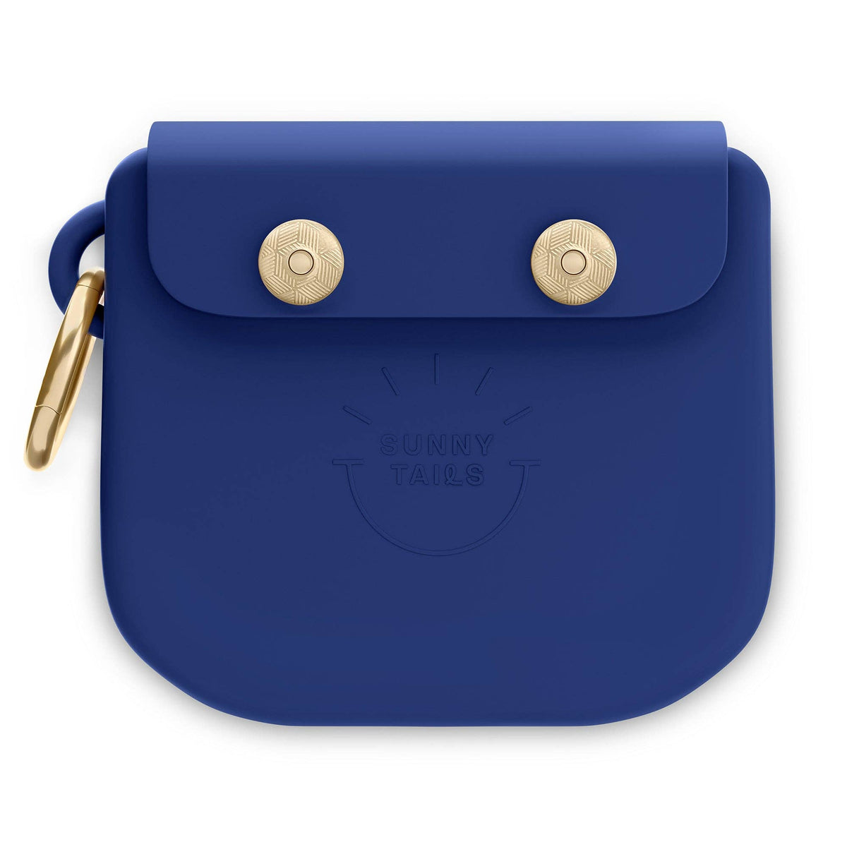 SUNNY TAILS - Signature Navy Snap Dog Treat Pouch - Doglicious Bakery Bites