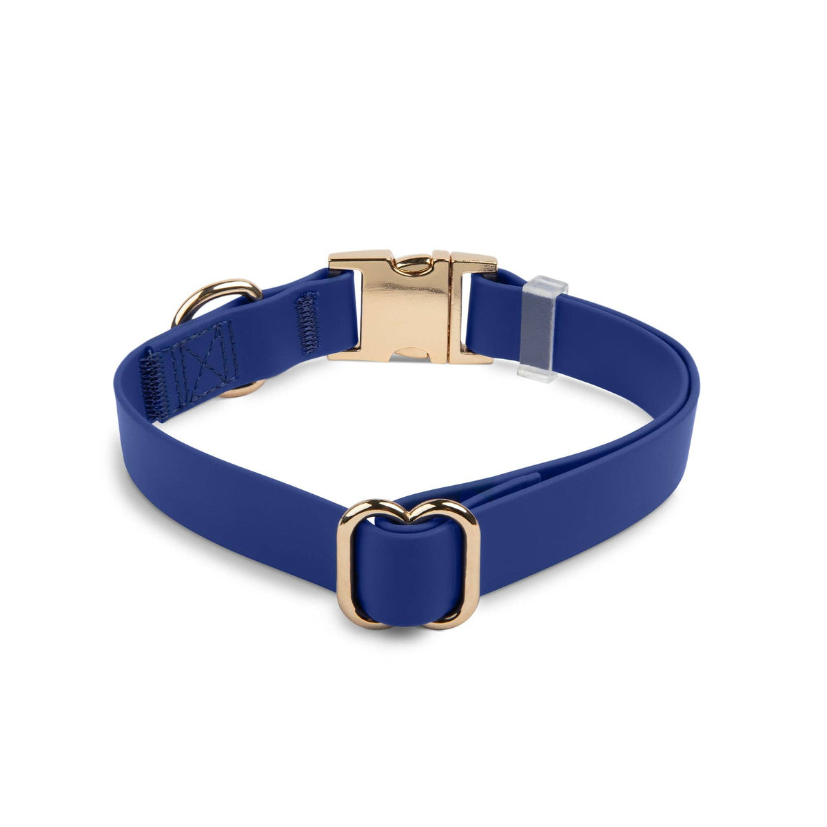 SUNNY TAILS - Signature Navy Waterproof Dog Collar - Doglicious Bakery Bites