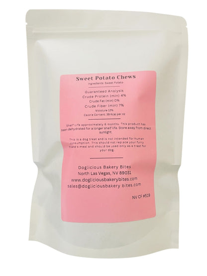 Sweet Potato Chews - Doglicious Bakery Bites