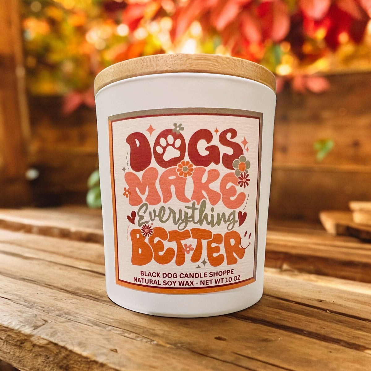 The Black Dog Candle Shoppe - Dogs Make Everything Better Candle - Doglicious Bakery Bites