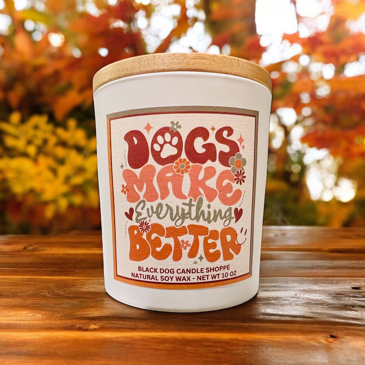 The Black Dog Candle Shoppe - Dogs Make Everything Better Candle - Doglicious Bakery Bites