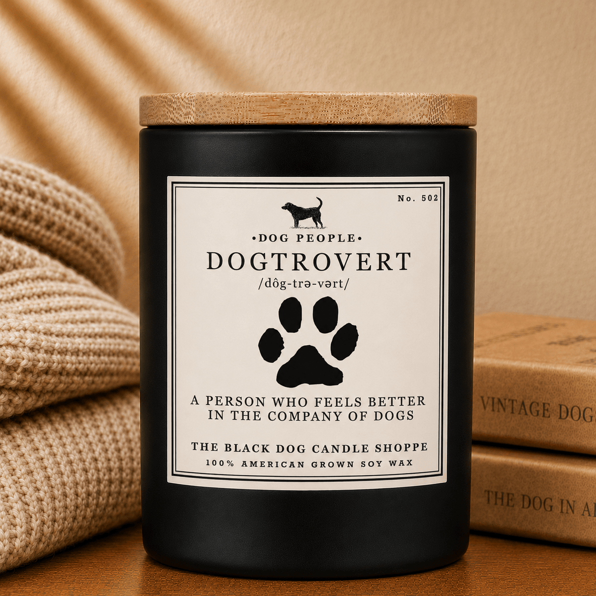The Black Dog Candle Shoppe - Dogtrovert Dog Lover Candle - Doglicious Bakery Bites
