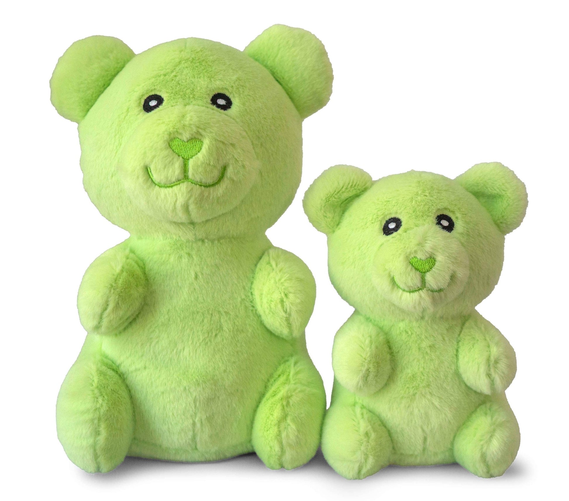 ThoozyPet Gummy Bear Plush Dog Toy Green 6" - Doglicious Bakery Bites