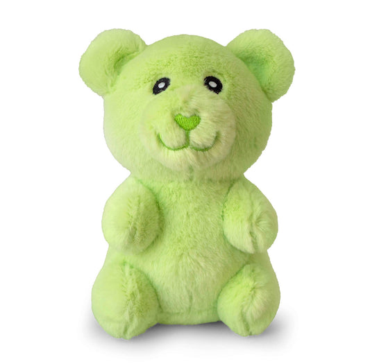 ThoozyPet Gummy Bear Plush Dog Toy Green 6" - Doglicious Bakery Bites