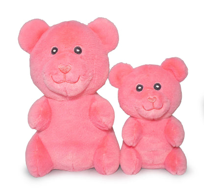 ThoozyPet Gummy Bear Plush Dog Toy Pink 6" - Doglicious Bakery Bites