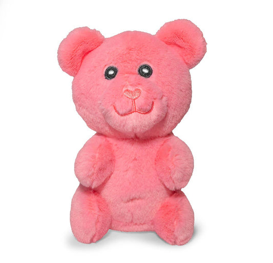 ThoozyPet Gummy Bear Plush Dog Toy Pink 6" - Doglicious Bakery Bites