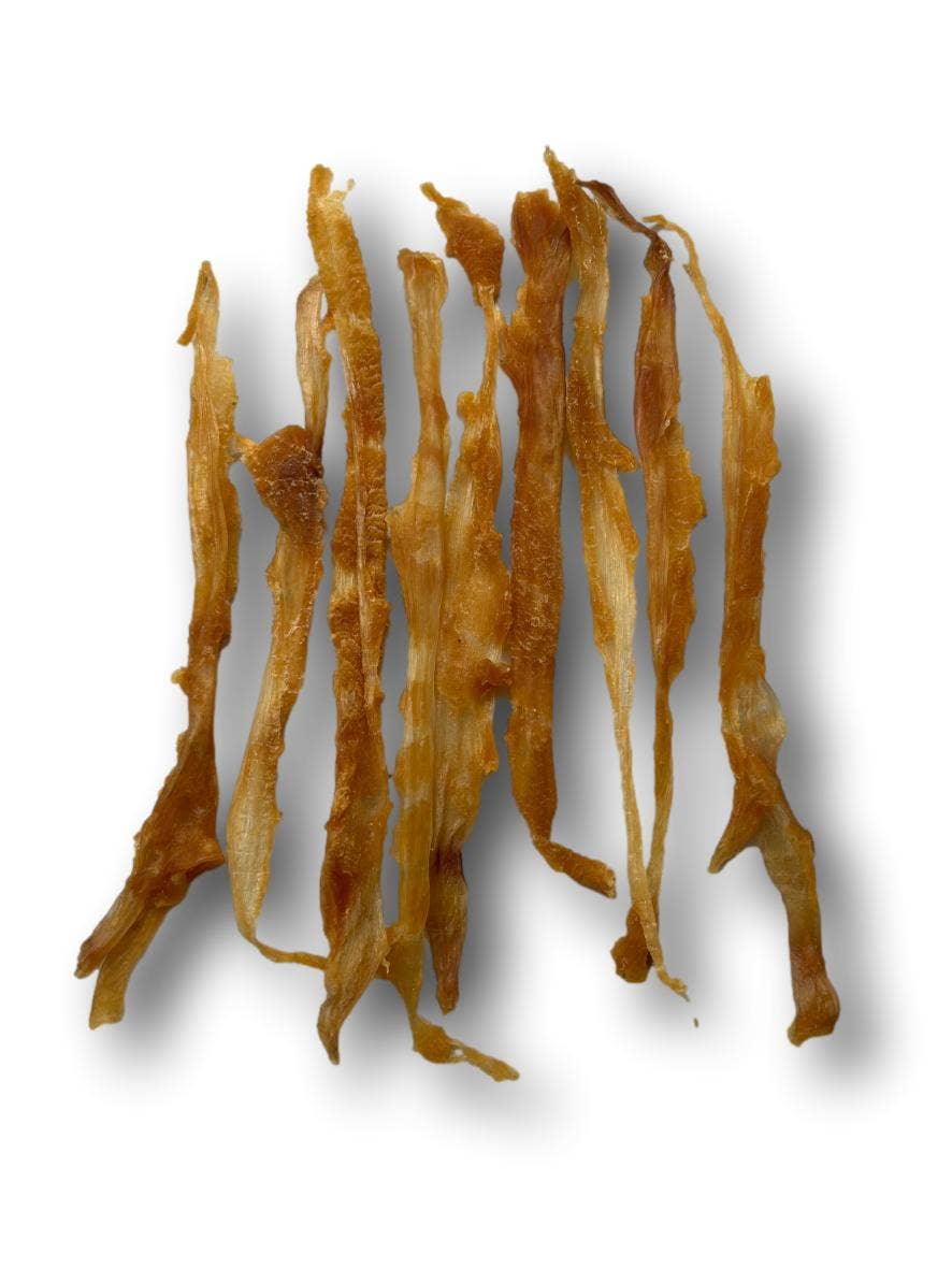 Turkey Tendon Strips 1LB - (TT0101STRIP) - Doglicious Bakery Bites